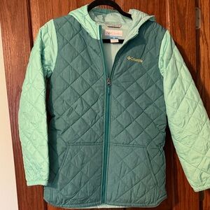 Columbia Girls Switchback II Rain Jacket | Pink | Size L (14/16)